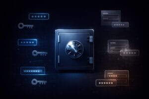 password managers 2026 security illustration